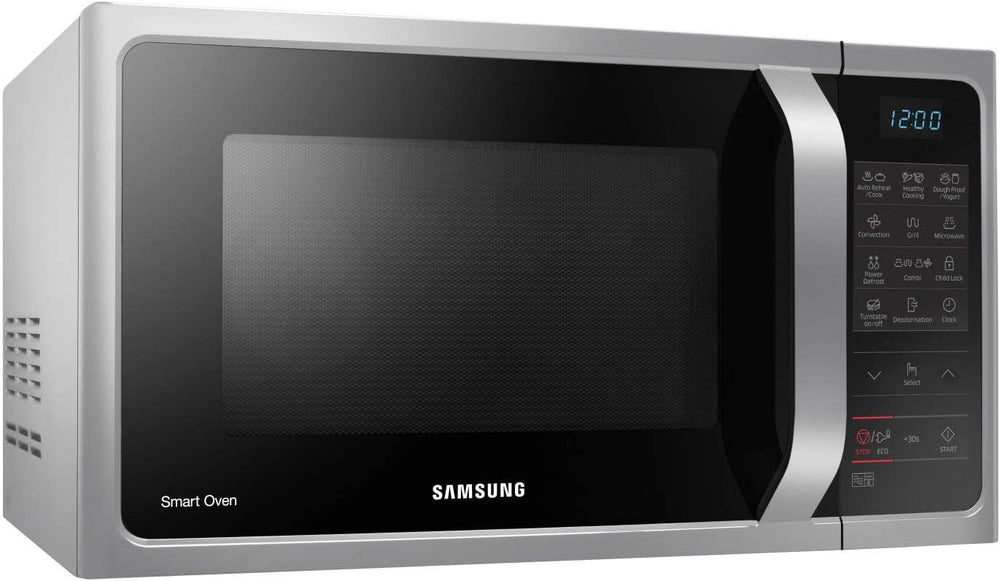 Samsung Four à micro-ondes combiné MC28H5013AS, 1400 W, 28 litres, argent