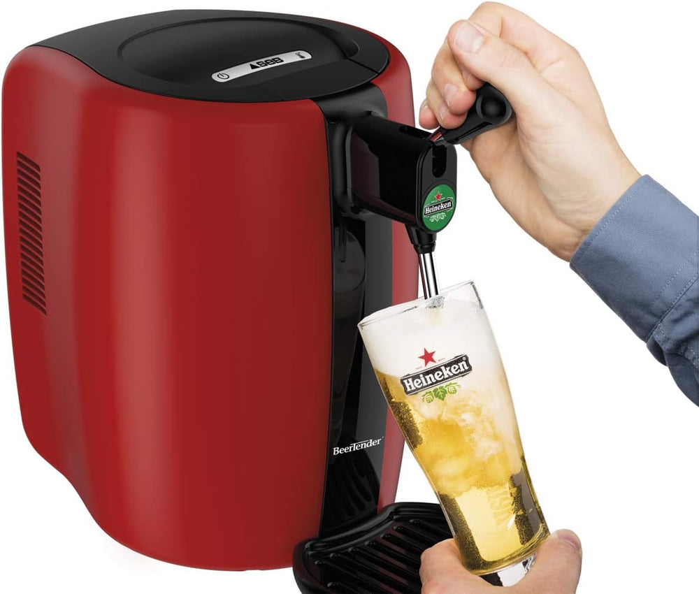 Seb Beertender VB310510 Beer Pump Pressure Beer Machine 5L Temperature Indicator Red 70 W