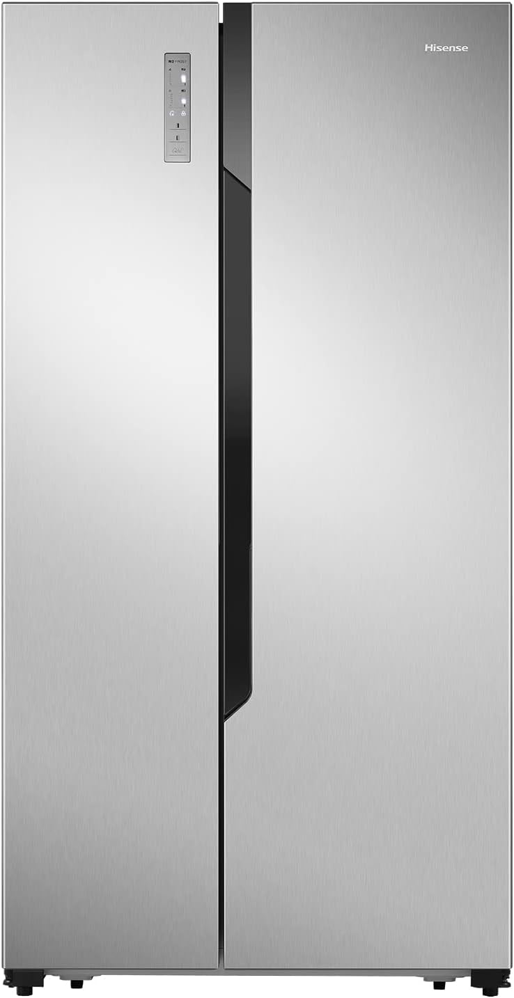 Hisense RS670N4BC2 frigo américain Autoportante 521 L E Acier inoxydable