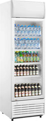 METRO Professional Réfrigérateur à Boissons GSC2360B, Acier/Verre, 62 x 63.6 x 175.3 cm, 347 L, avec Serrure, Noir