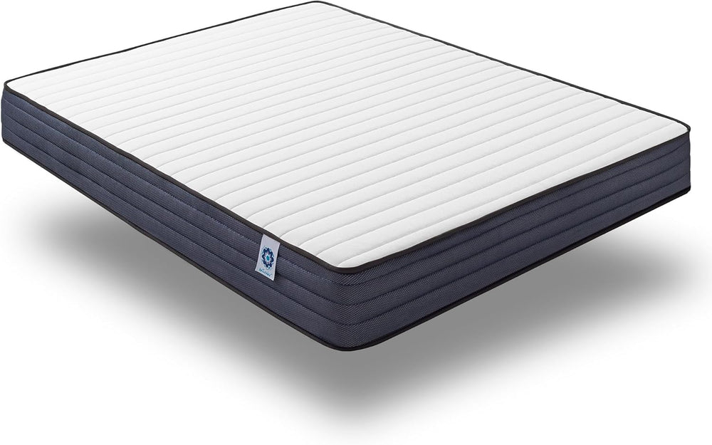 NATURALEX - Matelas PerfectSleep 180x200 - Épais 30 cm - Soutien Mousse à mémoire de Forme - Accueil Blue Latex - Confort Ferme - Respirant - 7 Zones - Réversible - Haute Densité - Fabriqué en Europe